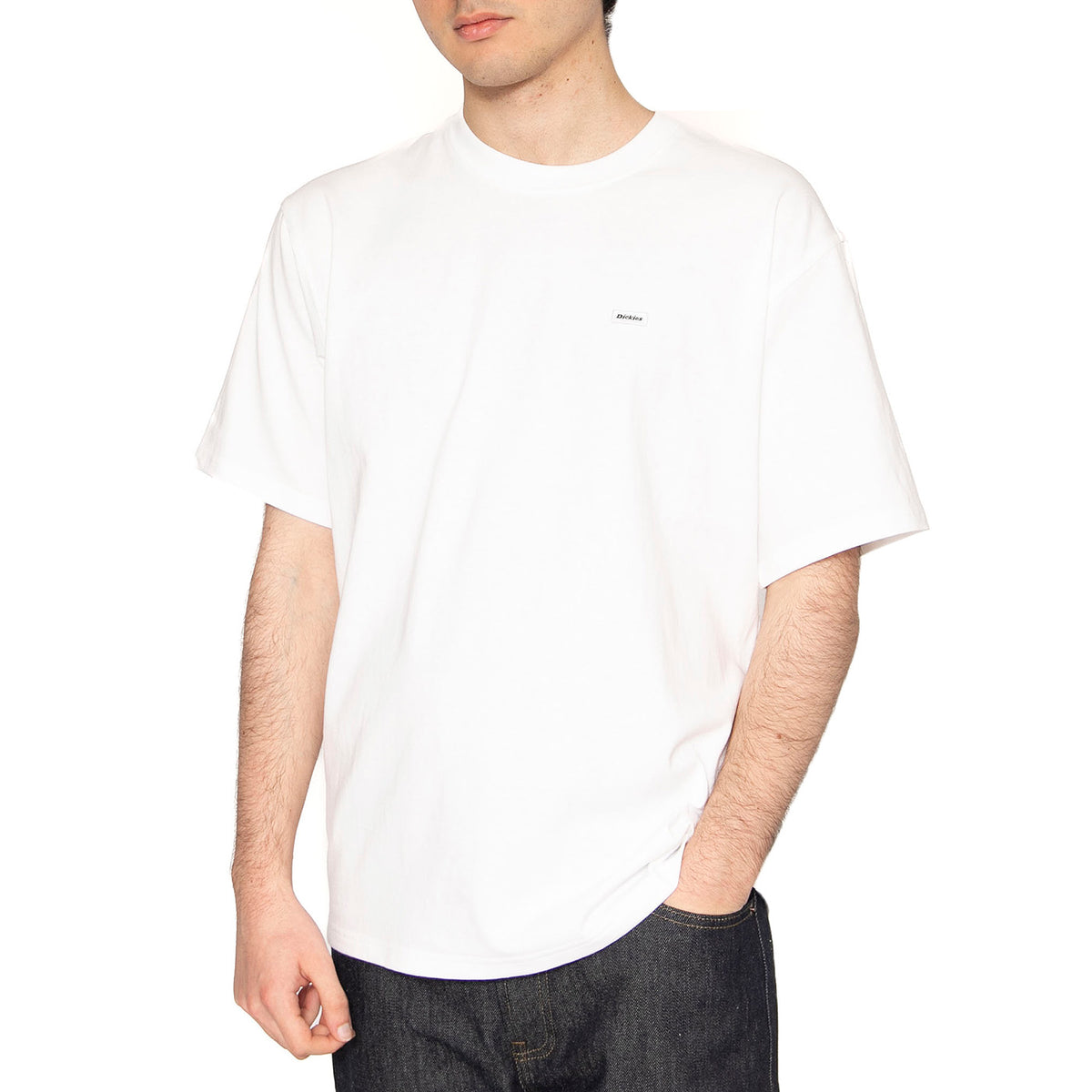 Clancy Heavyweight Tee SS White - Maglietta Girocollo Uomo Bianca DK0A4Z4L0WH1 . DICKIES 