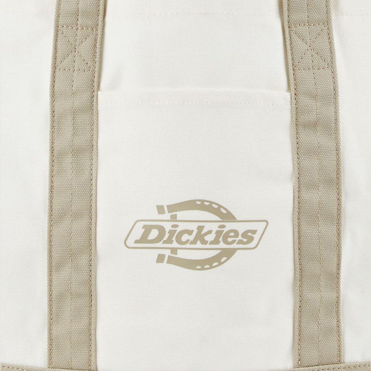 Logo Canvas Tote Egret - Borsa Shopping Bag Bianca DK0A4Z6FC481 . DICKIES 