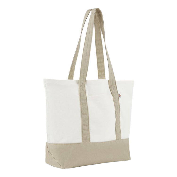 Logo Canvas Tote Egret - Borsa Shopping Bag Bianca DK0A4Z6FC481 . DICKIES 