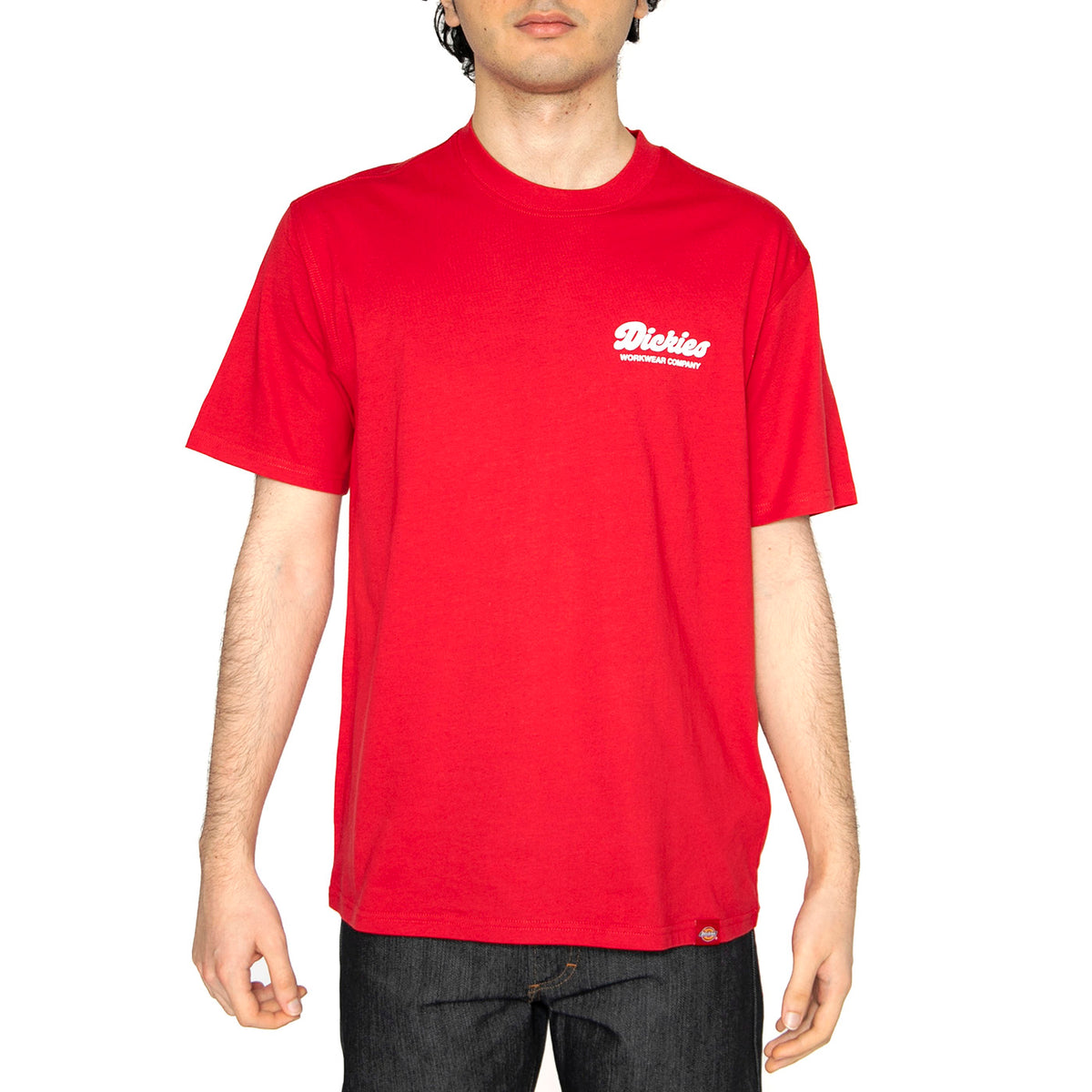 Lewiston SS Tee English Red - Maglietta Girocollo Uomo Rossa DK0A4Z8Z0ER1 . DICKIES 
