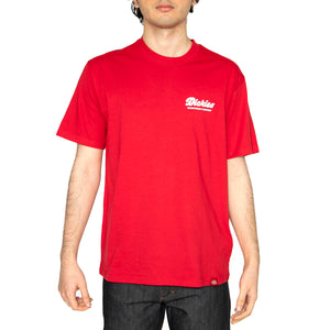 Lewiston SS Tee English Red - Maglietta Girocollo Uomo Rossa DK0A4Z8Z0ER1 . DICKIES 