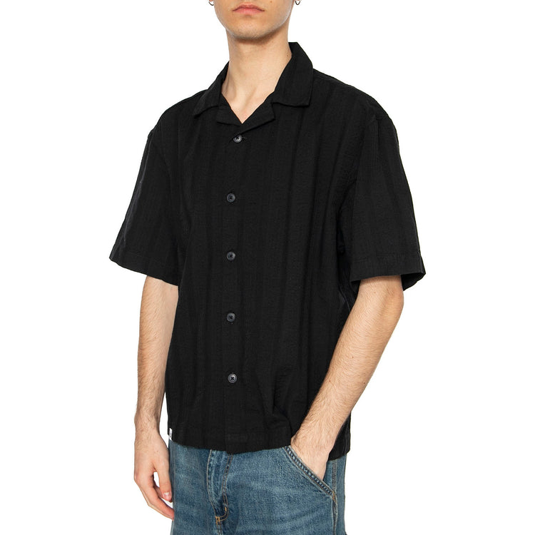 Saga Shirt SS Black - Camicia Maniche Corte Uomo Nera I035017.89.67.-89.67 . EDWIN 