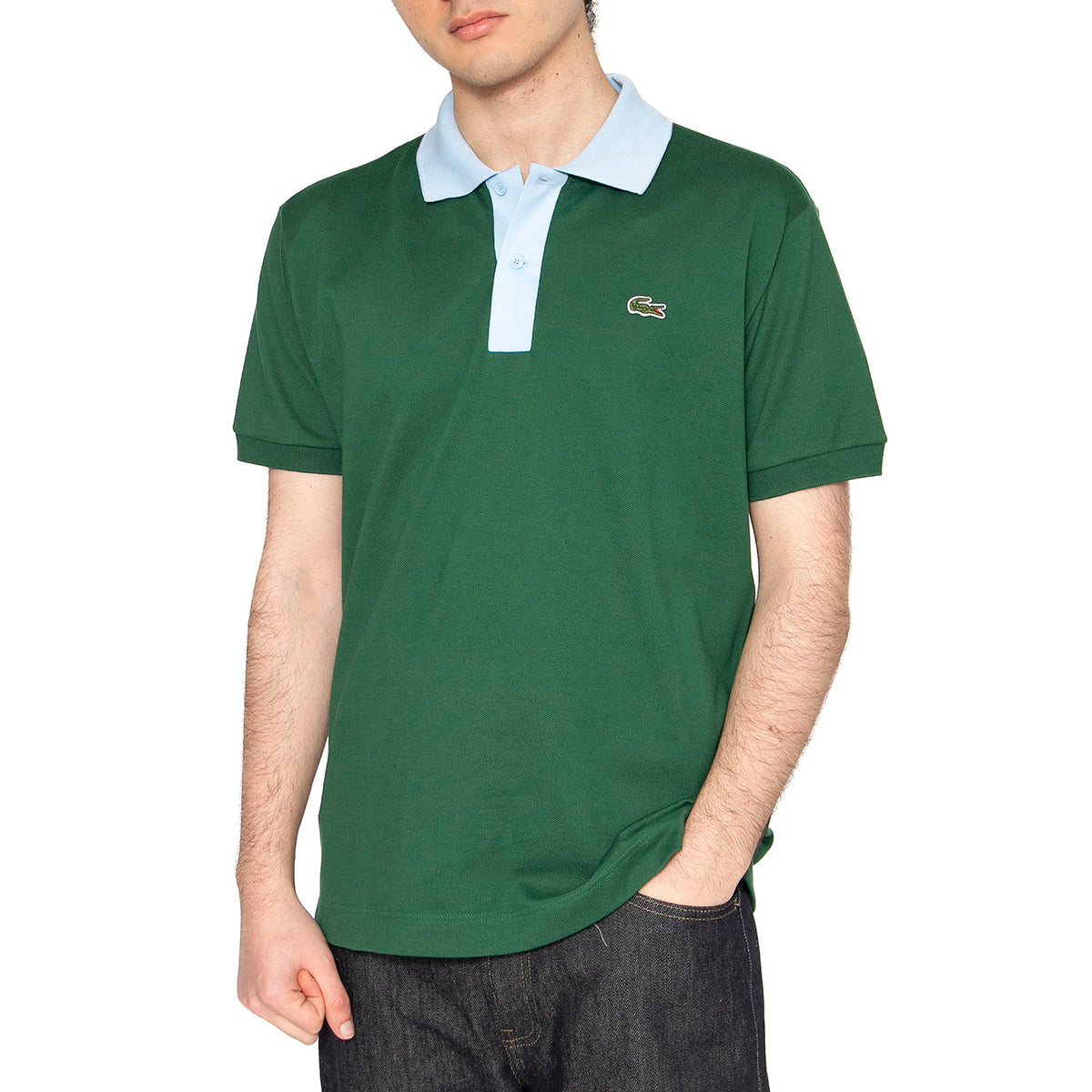 Maglietta M/C DQA Green Polo Shirt - Polo Uomo Verde PH9879-DQA . LACOSTE 
