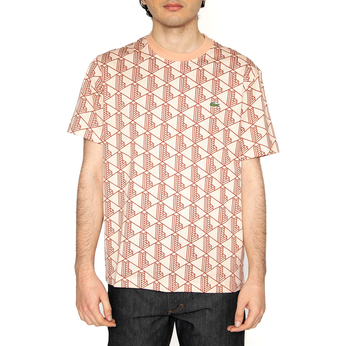 T-Shirt HDI - Maglietta Girocollo Uomo Multicolore TH2831-HDI . LACOSTE 