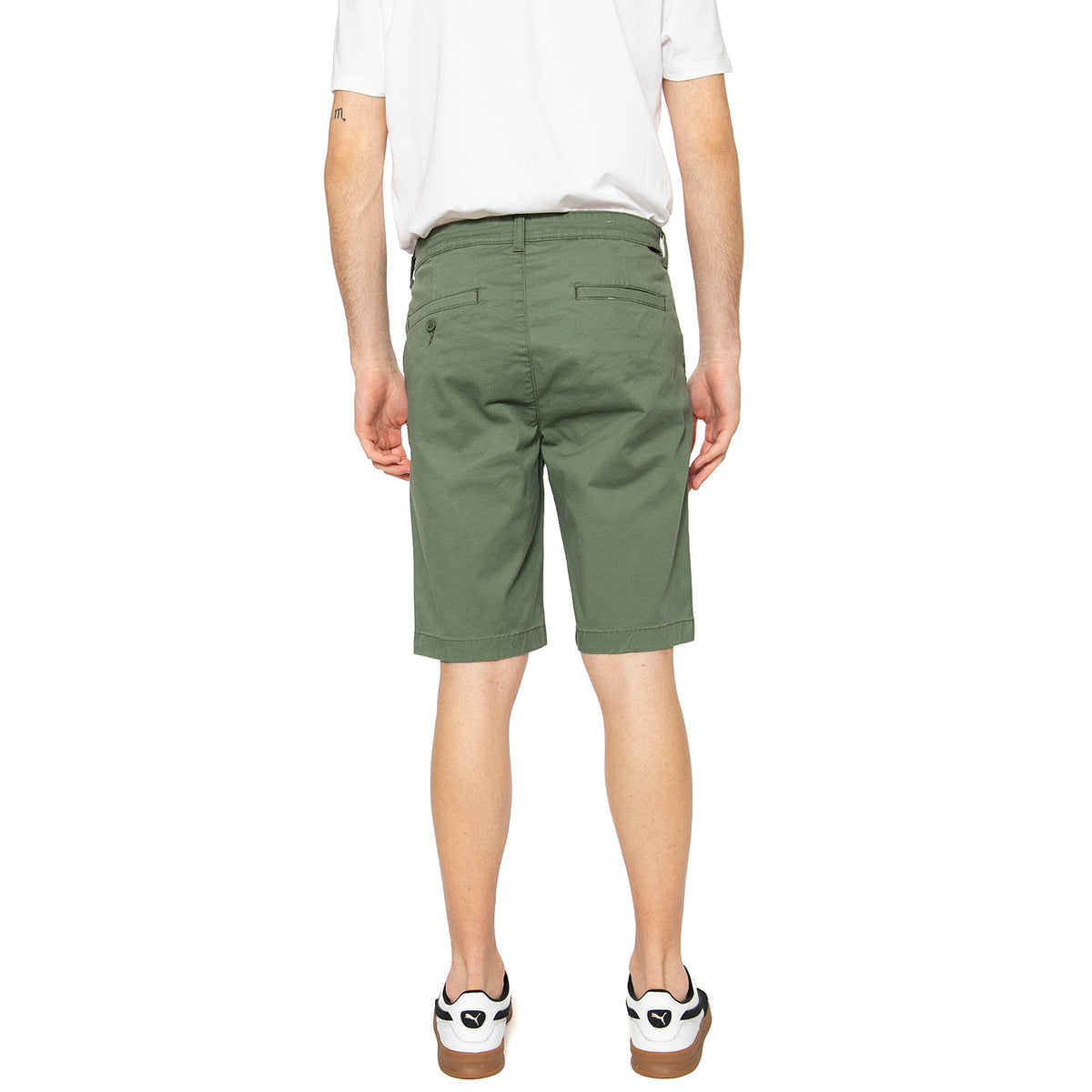 Regular Chino Short Olive Grove - Bermuda Uomo Verdi 112351272 . LEE 