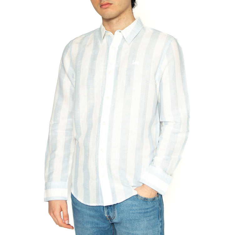 Patch Shirt Shy Blue - Camicia Uomo Multicolore 112363907 . LEE 