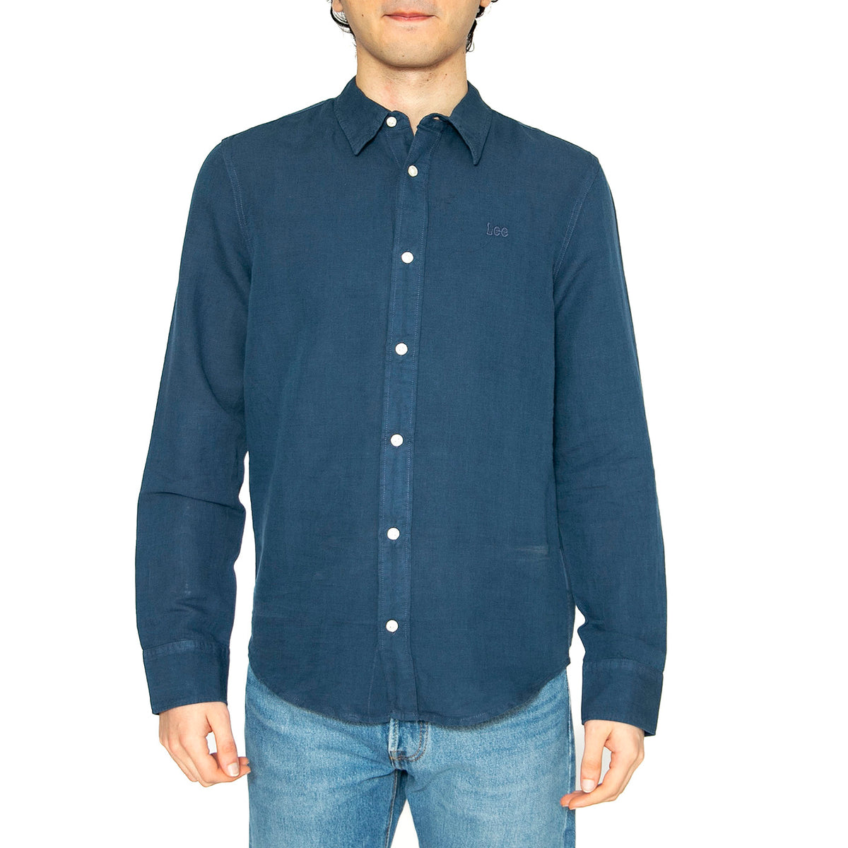 Patch Shirt Orion Blue - Camicia Uomo Blu 112364107 . LEE 