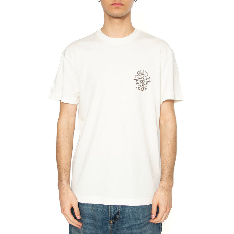 Relaxed Tee Ecru - Maglietta Girocollo Uomo Bianca 112364544 . LEE 