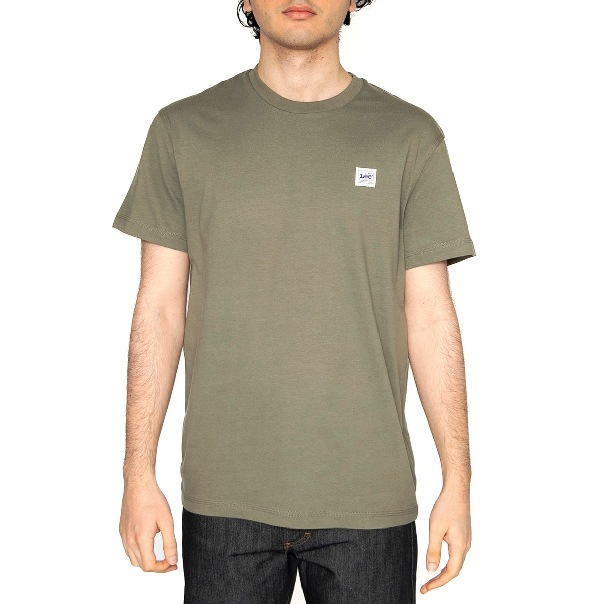WW Tee Mercantile Green - Maglietta Girocollo Uomo Verde 112364585 . LEE 