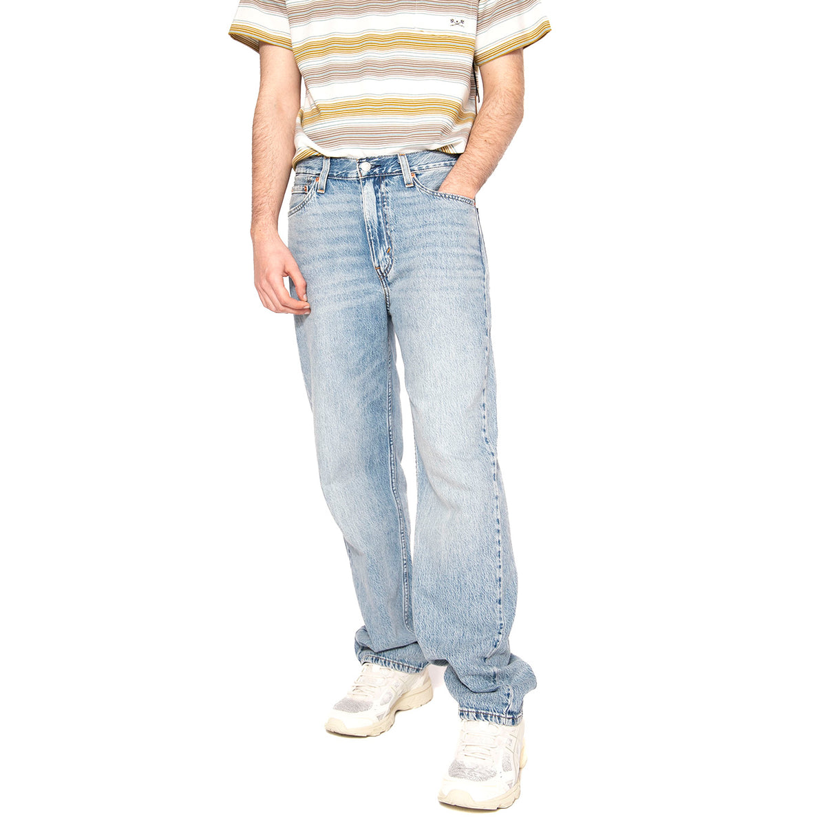565 Loose Straight Always Here LTWT Blue - Pantaloni Denim Jeans Uomo Blu A7221-0028 . LEVIS 