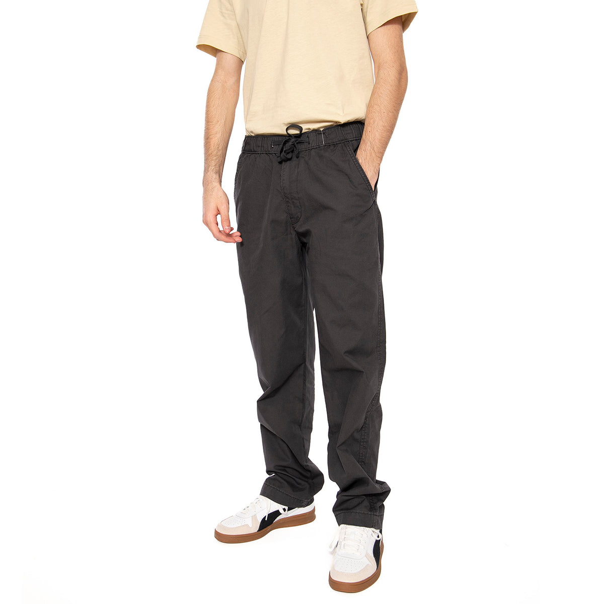 XX Easy Relax Taper Dark Phantom Cotton Linen - Pantaloni Uomo Grigi A7362-0017 . LEVIS 