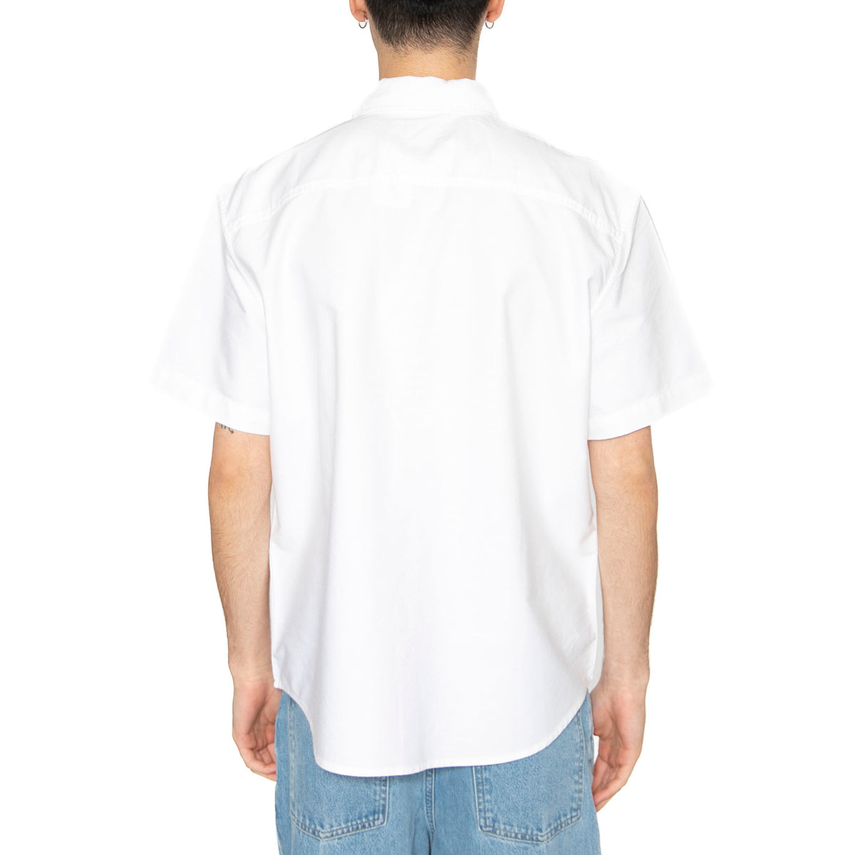 SS Authetic Button Down Bright White - Camicia Maniche Corte Uomo Bianca A9161-0014 . LEVIS 