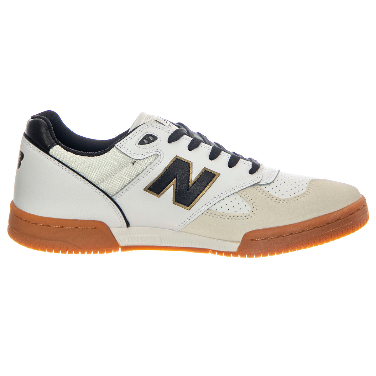 Numeric Skateboarding White Leather/Textile - Scarpe Profilo Basso Uomo Bianche NM600WTA . NEW BALANCE 