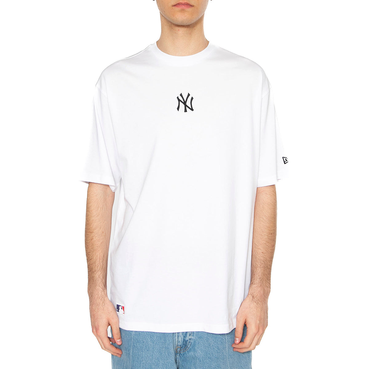 Mos MLB Le Midi Tee New York Yankees White - Maglietta Girocollo Uomo Bianca 60675748 . NEW ERA 