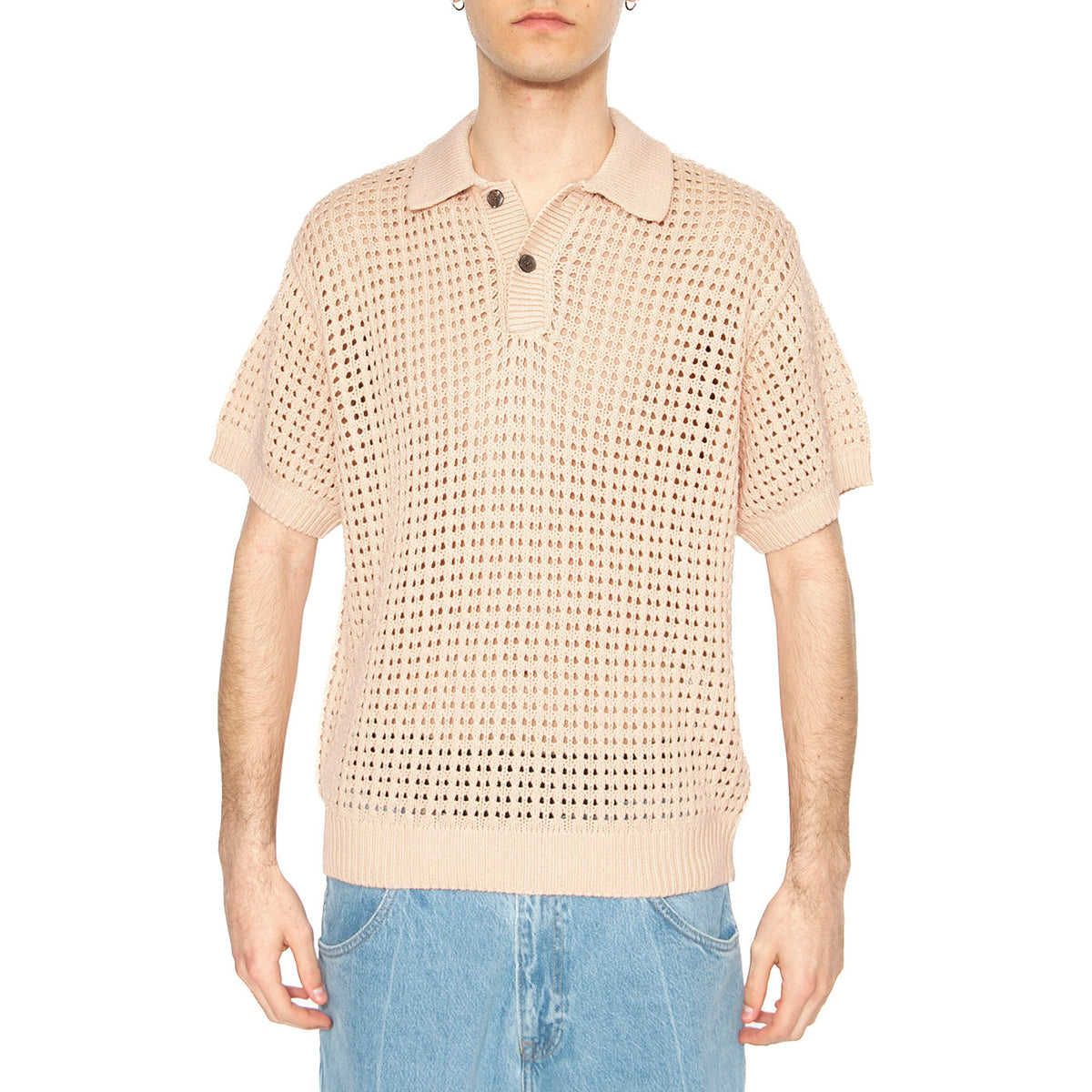 Obey Kody Polo Pale Pink - Polo in Maglia Rosa Uomo 151000104-PPN . OBEY 