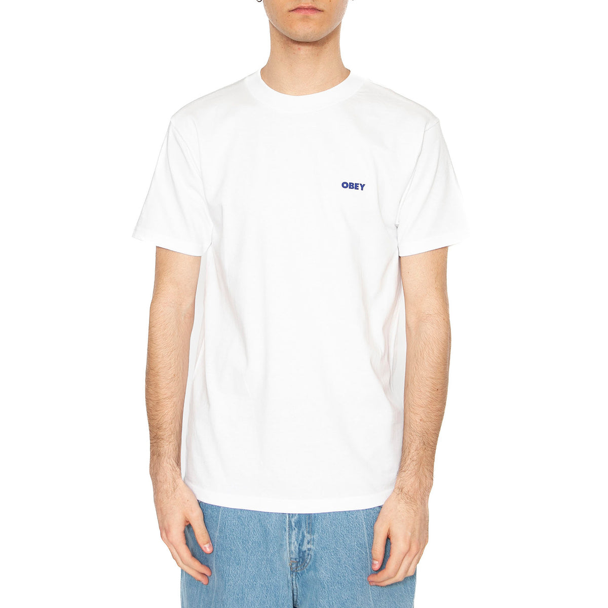 Obey Target Icon Tee White - Maglietta Girocollo Uomo Bianca 165264065-WHT . OBEY 