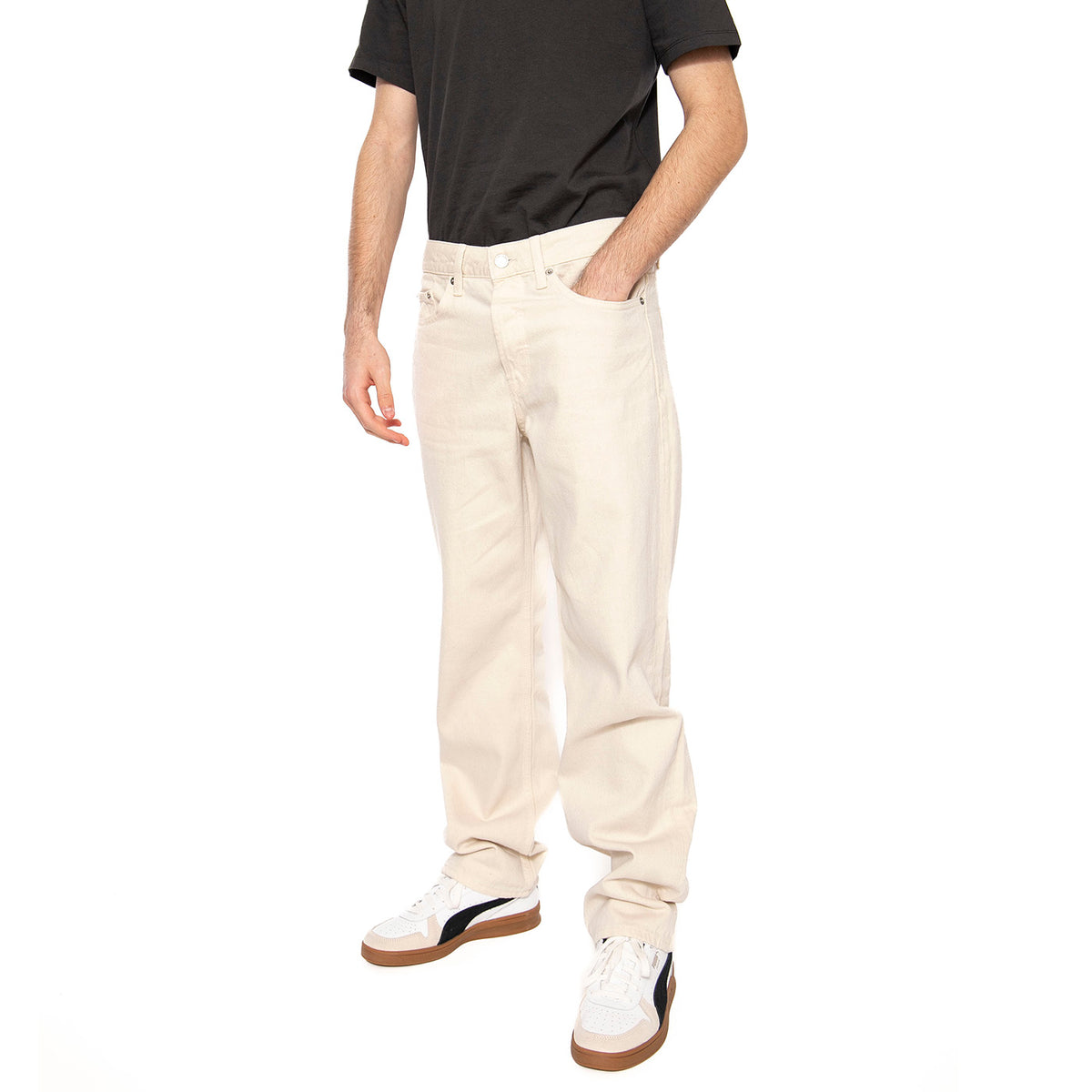Edger Straight Ecru 5917 Pim Denim Noos Ecru - Pantaloni Denim Jeans Uomo Beige 22025917-4191811 . ONLY & SONS 