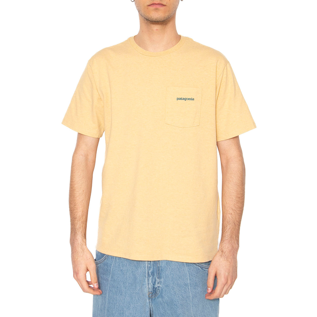 M's Boardshort Logo Pocket Responsibili-Tee BWX - Maglietta Girocollo Uomo Arancione 37655-BWX . PATAGONIA 