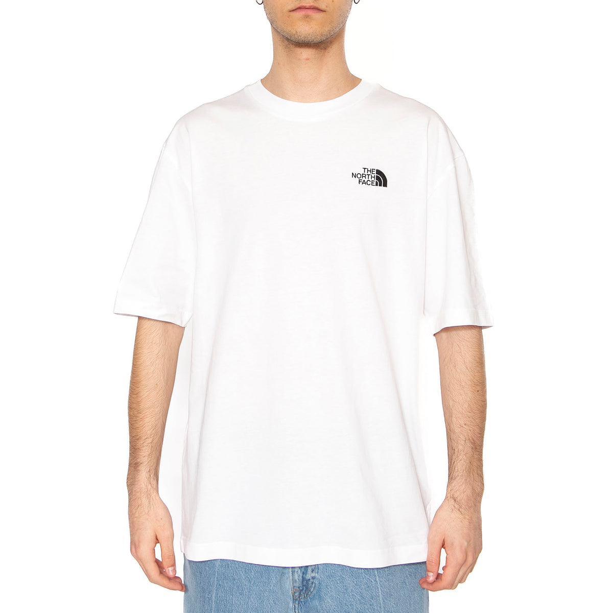 Men's S/S Essential Oversize Tee - Maglietta Girocollo Uomo Bianca NF0A87NRFN41 . THE NORTH FACE 