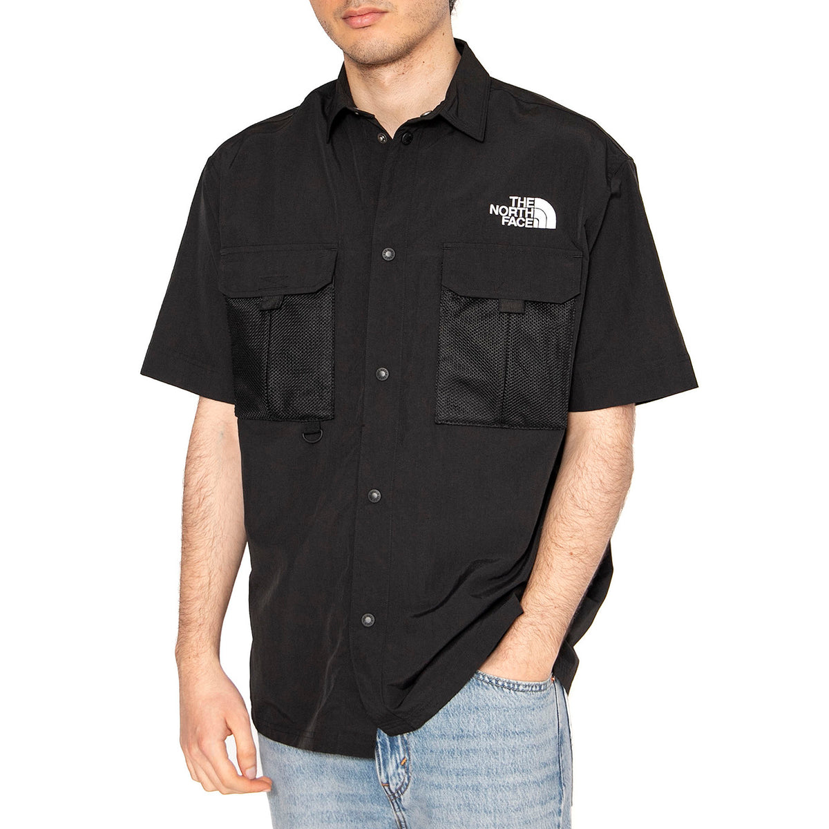 Unisex Nse Summer Shirt - Maglietta Girocollo Uomo Nera NF0A8BK1JK31 . THE NORTH FACE 