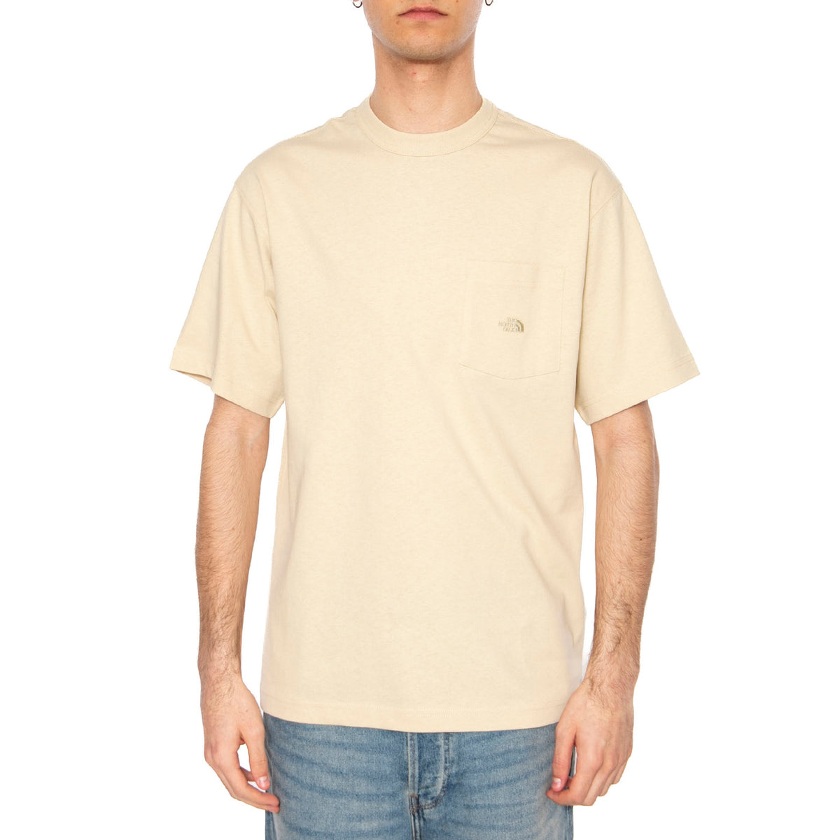 Men's SS Dome Relaxed Pocket Tee - Maglietta Girocollo Uomo Beige NF0A8C3P3X41 . THE NORTH FACE 