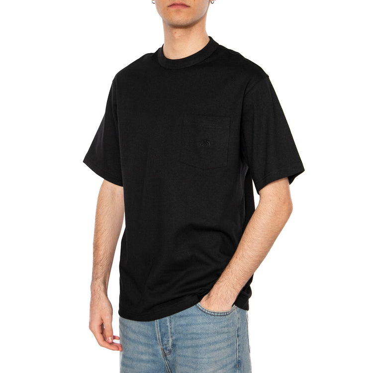 Men's SS Dome Relaxed Pocket Tee - Maglietta Girocollo Uomo Nera NF0A8C3PJK31 . THE NORTH FACE 