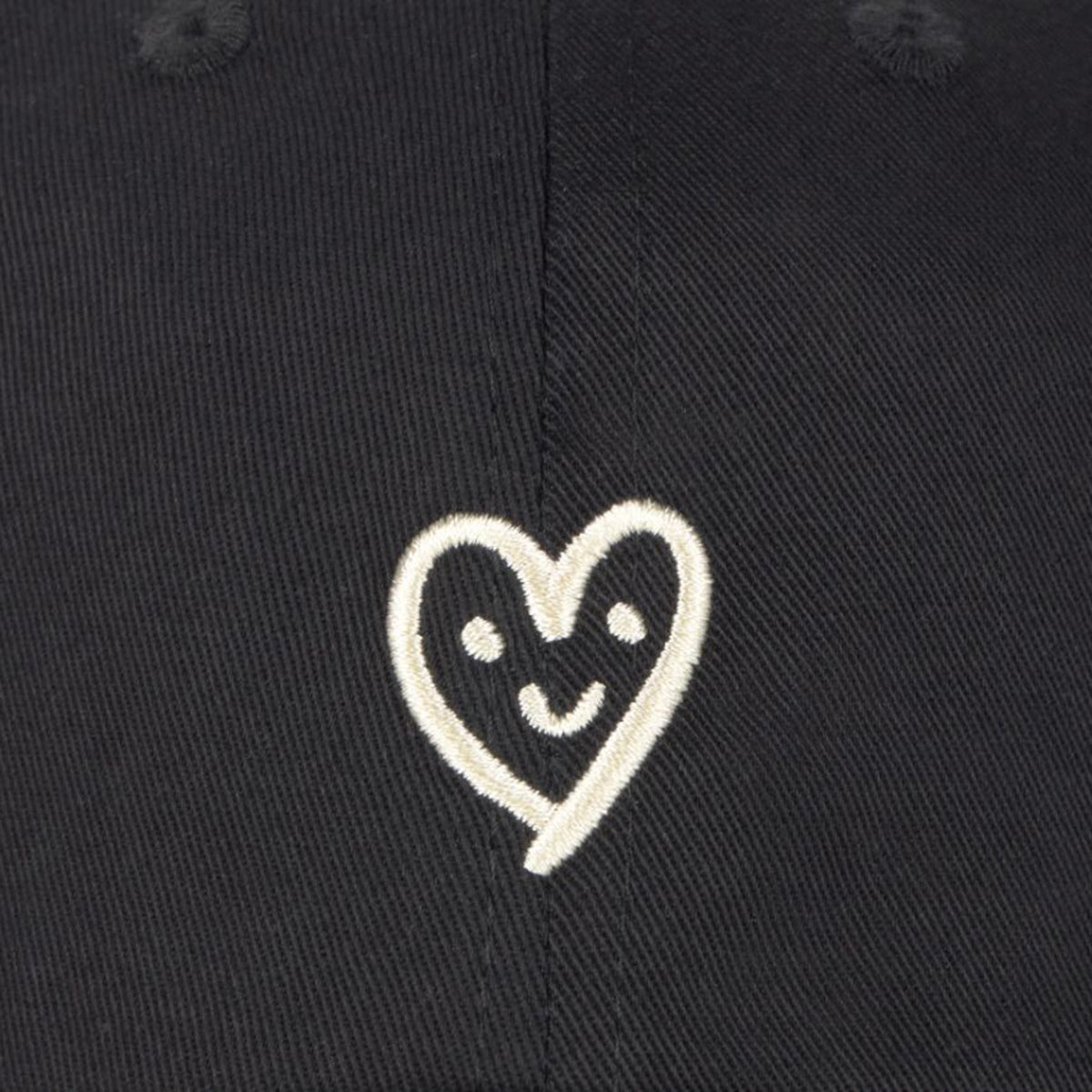 Curte Heart Black Chris Cap Black - Cappellino con Visiera Nero XHT00059-BLACK . THINKING MU 