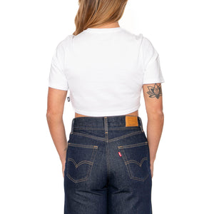 Flying V Crew Crop II White VN000GFFWHT1 . VANS 