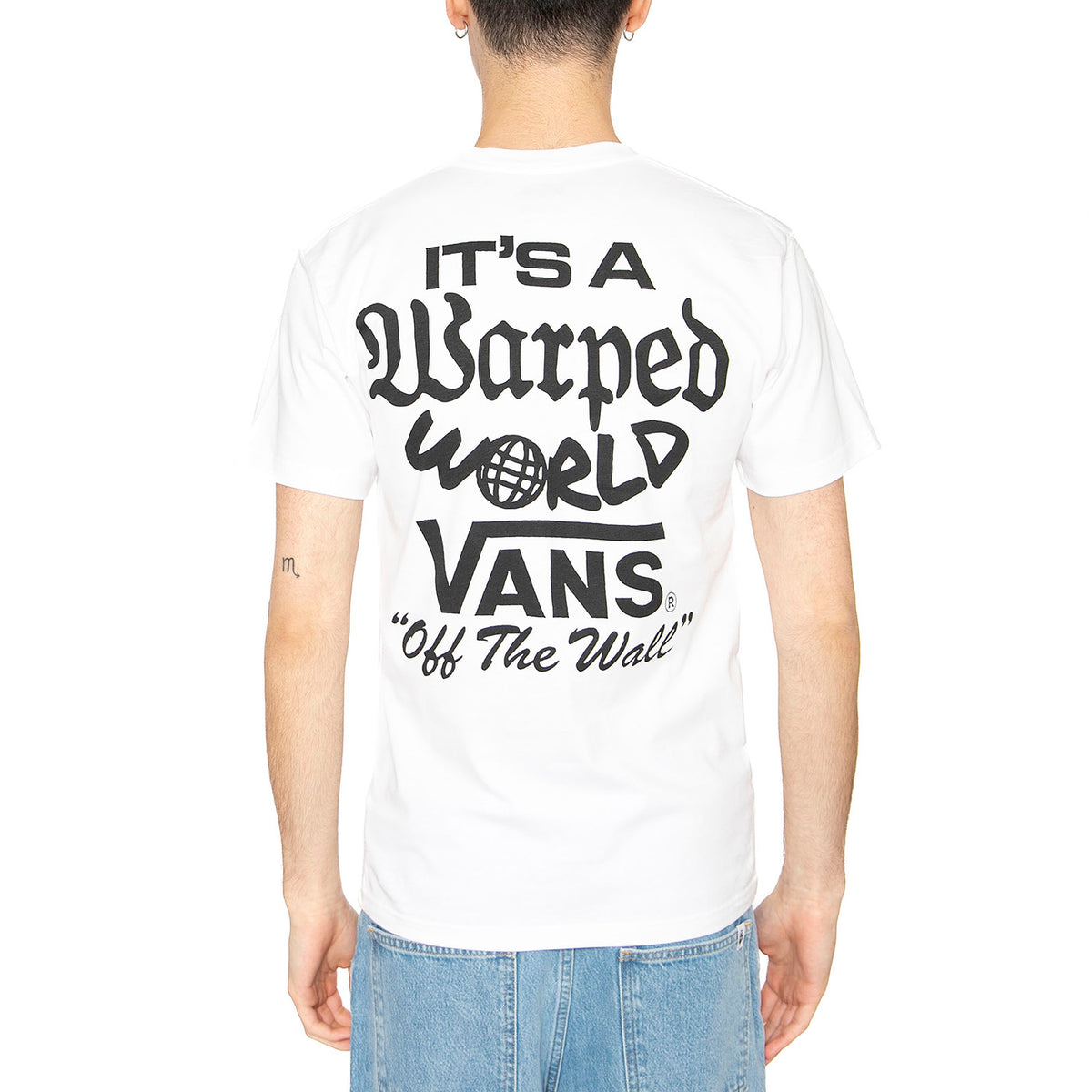 Warped World SS White - Maglietta Girocollo Uomo Bianca VN000M5EWHT1 . VANS 