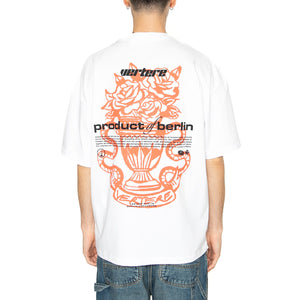 Overlay T-Shirt White - Maglietta Girocollo Uomo Bianca VER-T292-WHT . VERTERE BERLIN 