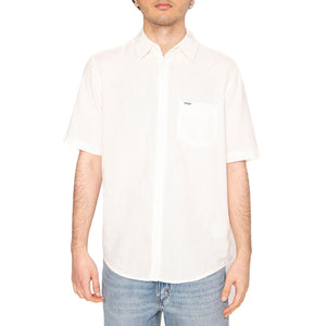 Shirt White - Camicia Maniche Corte Uomo Bianca 112362728 . WRANGLER 