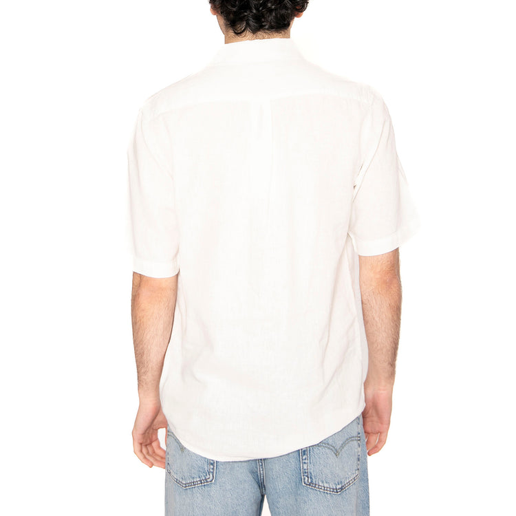 Shirt White - Camicia Maniche Corte Uomo Bianca 112362728 . WRANGLER 