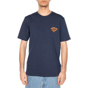 Small Logo Tee Navy - Maglietta Girocollo Uomo Blu 112362807 . WRANGLER 