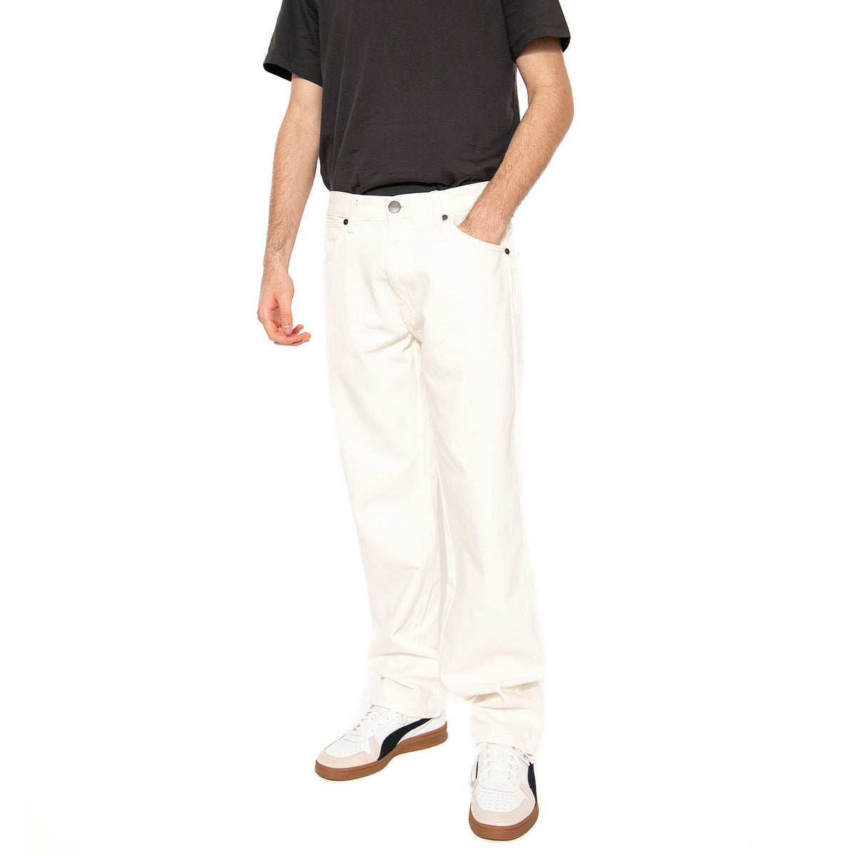 Frontier White - Pantaloni Denim Jeans Uomo Bianchi 112364503 . WRANGLER 