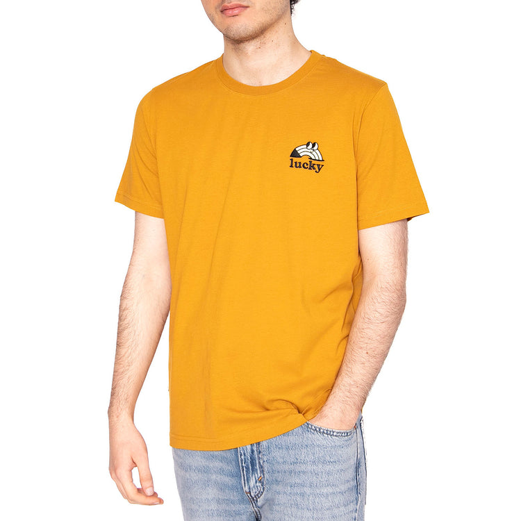 Lucky T-Shirt Toffee - Maglietta Girocollo Uomo Arancione 3073-TOFFEE . BRAVA FABRICS 