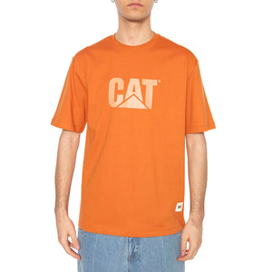 Logo T-Shirt Orange - Maglietta Girocollo Uomo Arancione 6010111-12774 . CAT 