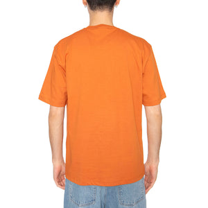 Logo T-Shirt Orange - Maglietta Girocollo Uomo Arancione 6010111-12774 . CAT 
