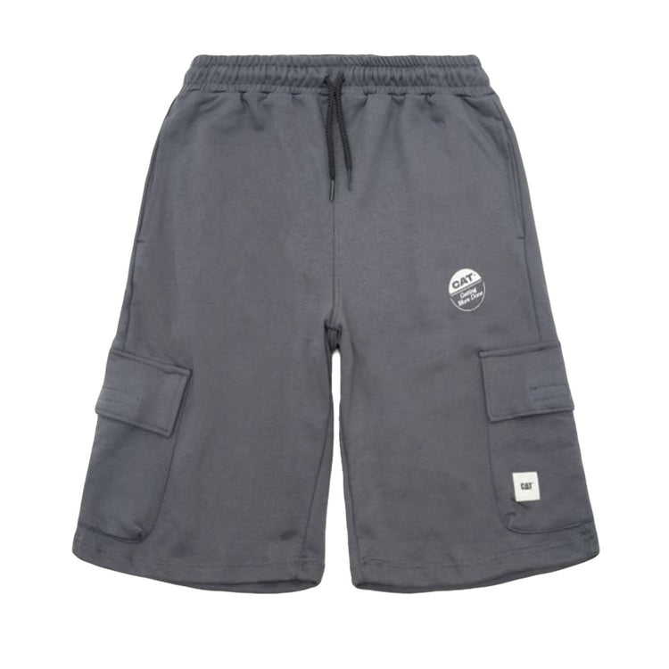 KNIT CARGO SHORT DARK SLATE - Bermuda Cargo Uomo Grigi 6080139-10087 . CAT 