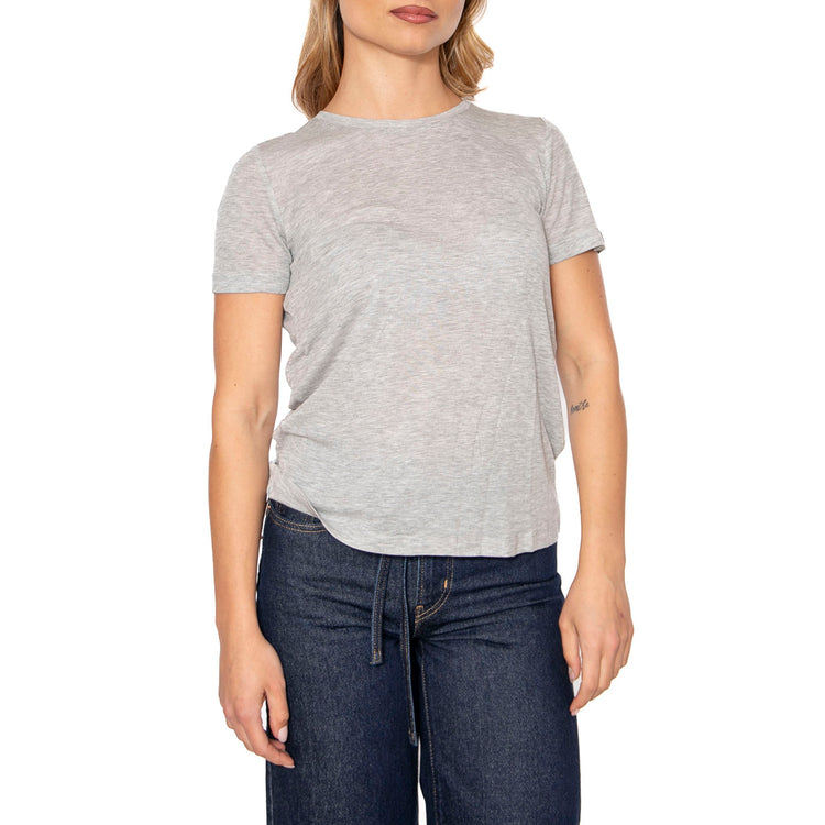 Heidl 2.0 0263 - Maglietta Girocollo Donna Grigia 217190263-910M . MINIUM 