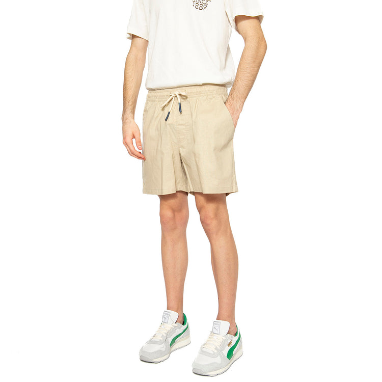 Beige Linen Shorts - Bermuda Uomo Beige 5002-02-5002-02 . OAS 