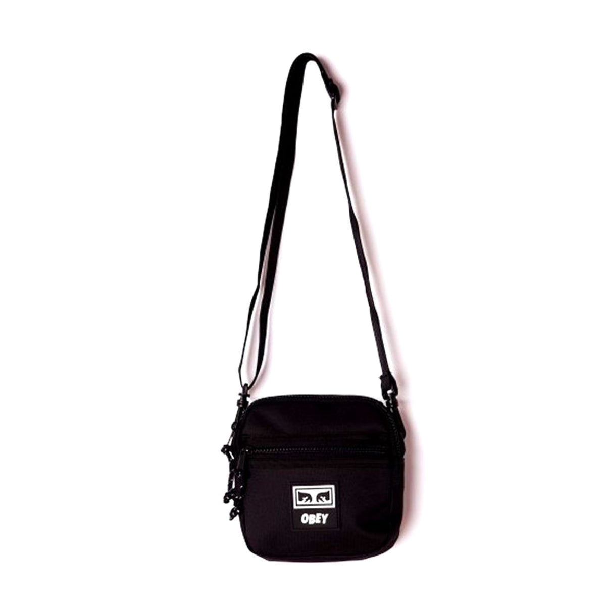 Conditions Traveler Bag III Black Twill - Borsa a Tracolla Nera 100010135-BLK . OBEY 