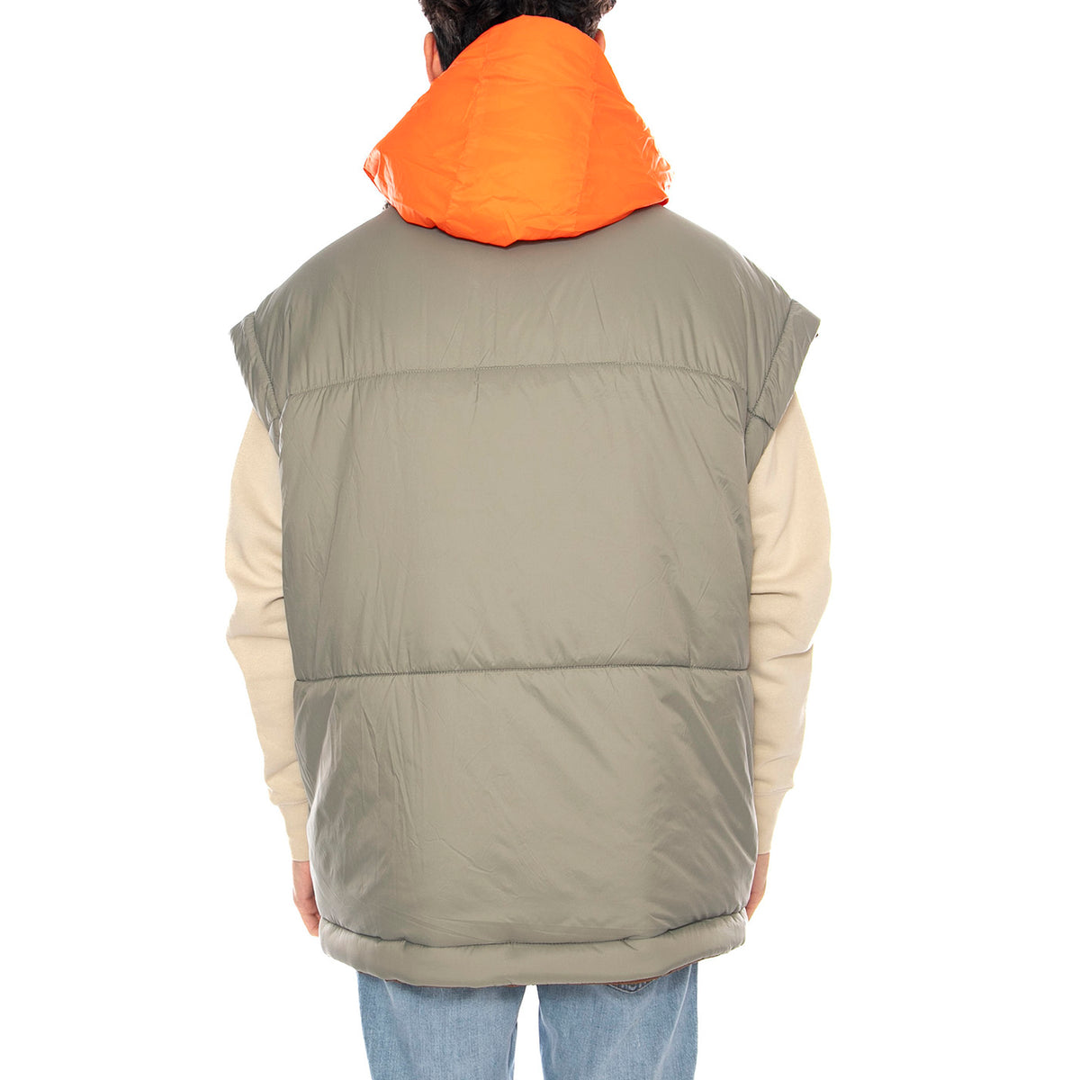 Kristian Conv Puffer Coat -- Giacca Uomo Pecan/Moss Green Reversibile con Cappuccio UGC1158696-PSG . UGG 