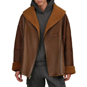 Shearling Coat Regenerate II Cognac - Giacca Uomo / Donna Marrone UGC1158700-COG . UGG 
