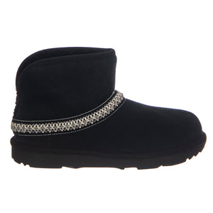 K Classic Mini Crescent Black - Stivali Bambini Neri UGKCLMCRBK1157697K . UGG 