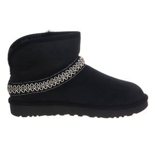 W Classic Mini Crescent Black - Stivali Donna Neri UGSCLMCRBLK1158262W . UGG 