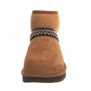 W Classic Mini Crescent Chestnut - Stivali Donna Marroni UGSCLMCRCHE1158262W . UGG 