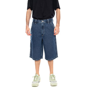 Workwear Skater Short Right On Blue - Bermuda Denim Jeans Uomo Blu 112376302 BL LEE 