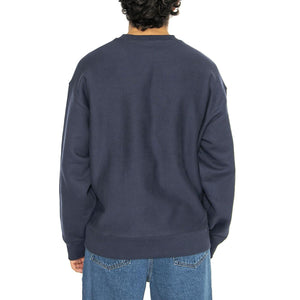 Label Script Sweat Blue - Felpa Girocollo Uomo Blu I034429.01XX  CARHARTT WIP 
