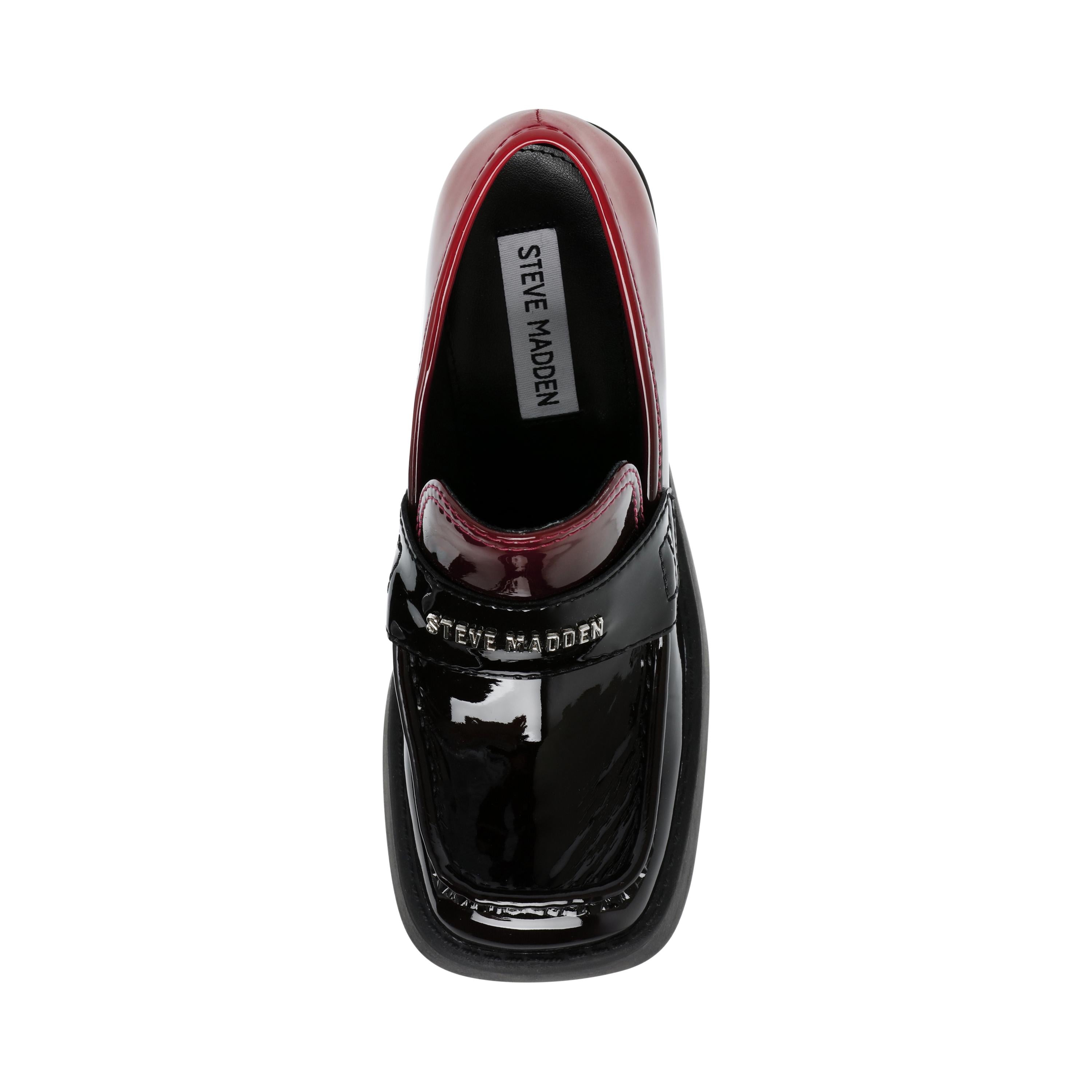 UTMOST-SM BLK/RED - Mocassini con Tacco Alto Donna Neri / Multicolore SMSUTMOST-SM-BLKRED . STEVE MADDEN 