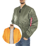 MA-1 Sage Green Jacket -- Chaqueta Reversible Hombre Verde Salvia Hombre ALPHA INDUSTRIES